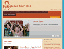 Tablet Screenshot of moveyourtale.com